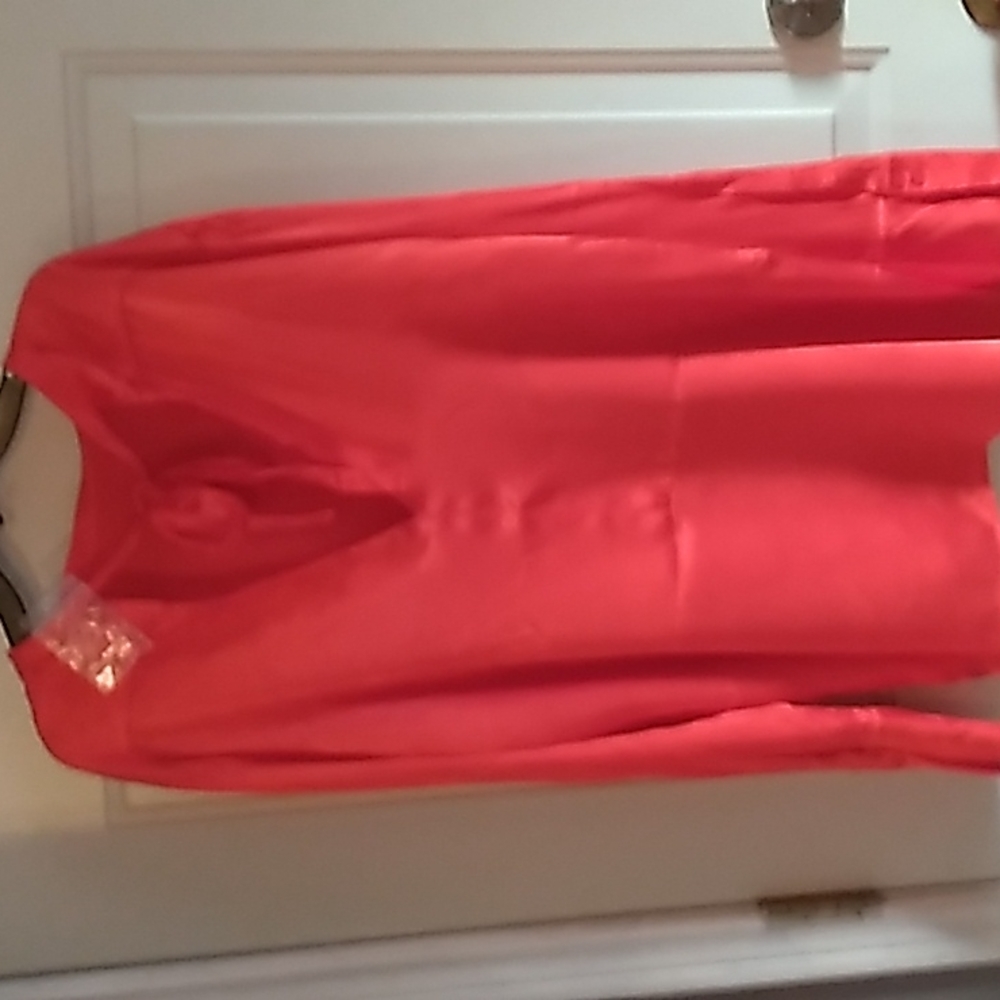 Ladies Treasure and Bond Satin Christmas Blouse. NWOT